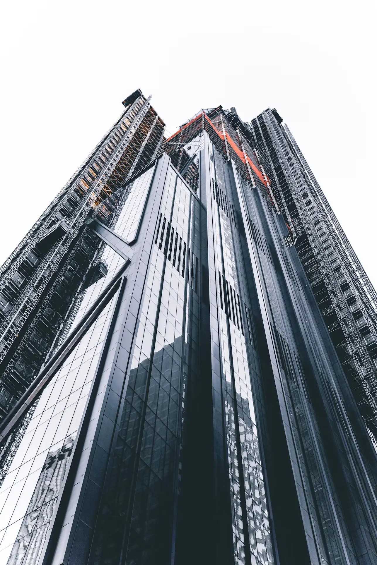 Image of tower in construction