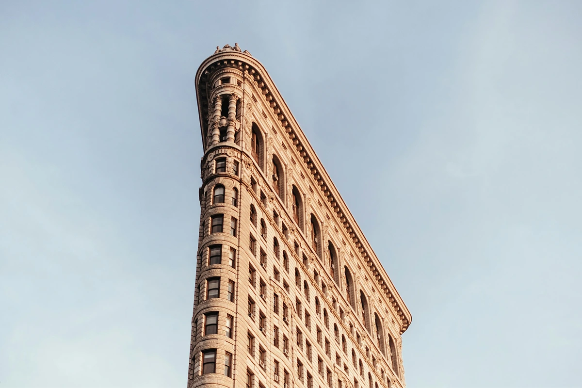 Classic building like Flatiron Building